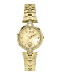 Versus Versace Versus Versace Womens  Gold 34mm Bracelet Fashion Watch