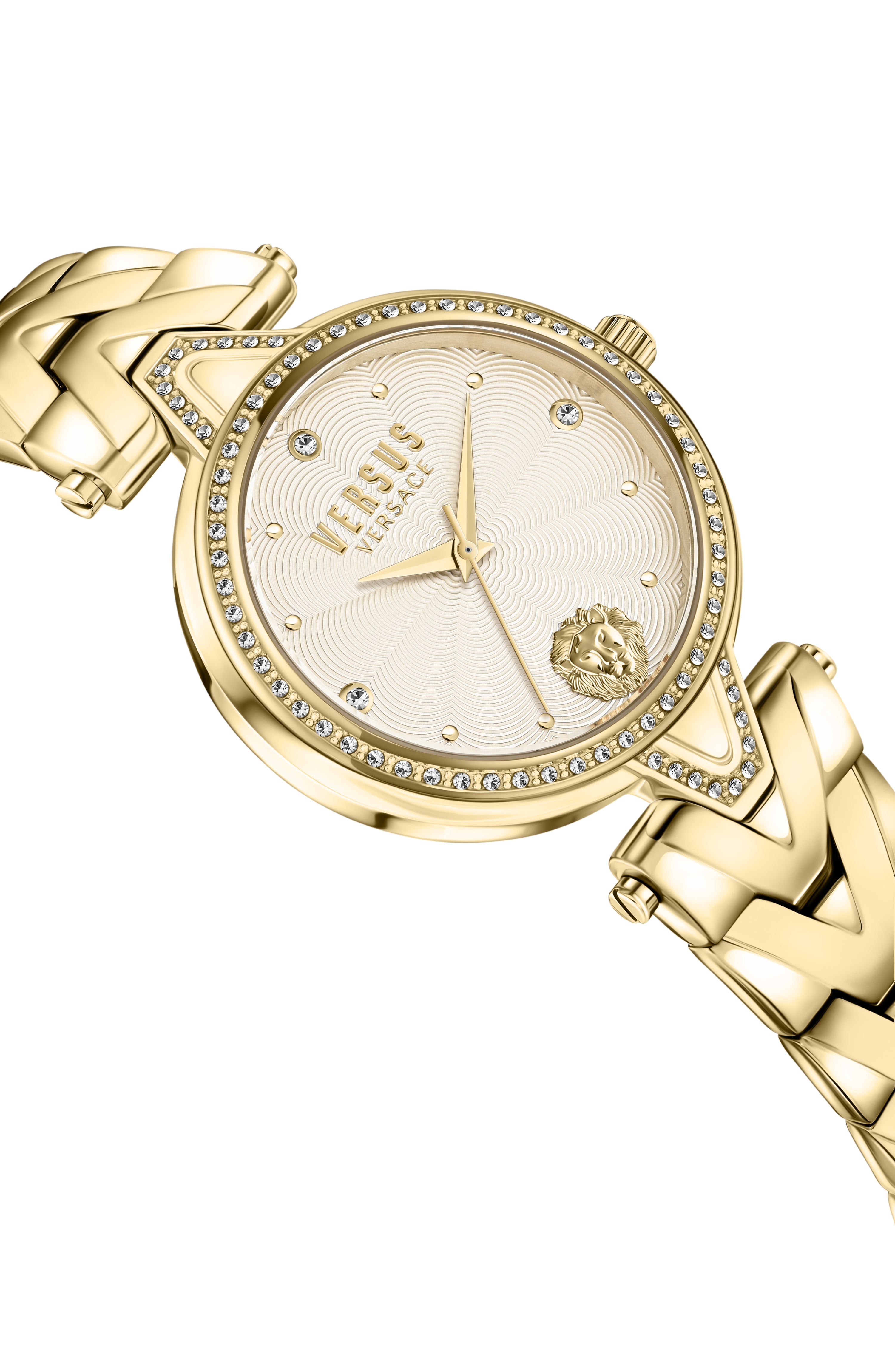 Versus Versace Versus Versace Womens  Gold 34mm Bracelet Fashion Watch