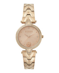 Versus Versace Versus Versace Womens  Rose Gold 34mm Bracelet Fashion Watch