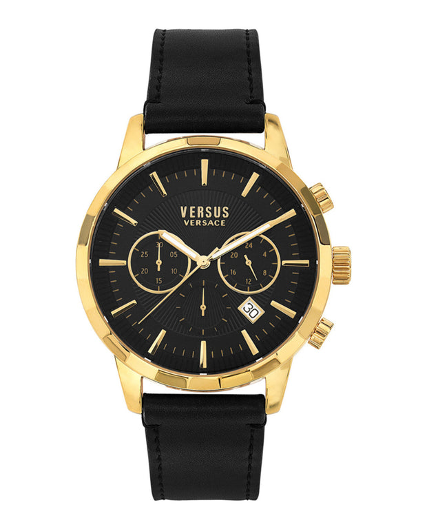Versus Versace Mens Eugene Gold 46mm Bracelet Fashion Watch