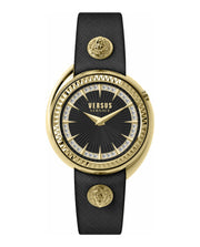 Versus Versace Womens Tortona Crystal Gold 38mm Strap Fashion Watch
