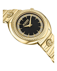 Versus Versace Womens Tortona Crystal 38mm Strap Fashion Watch
