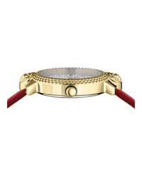 Versus Versace Womens Gold 38mm Strap Fashion Watch