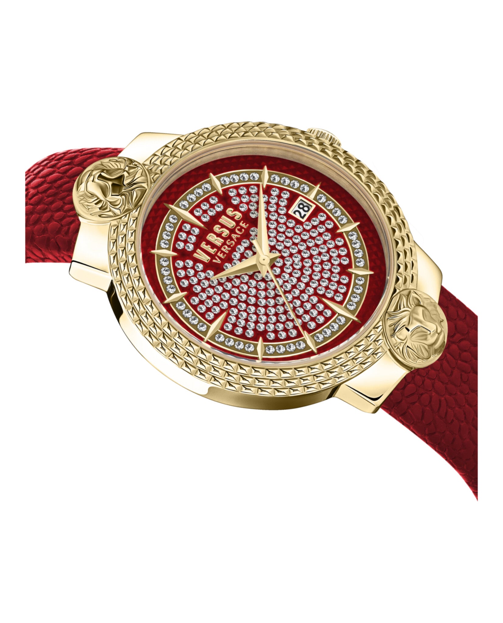 Versus Versace Womens Gold 38mm Strap Fashion Watch