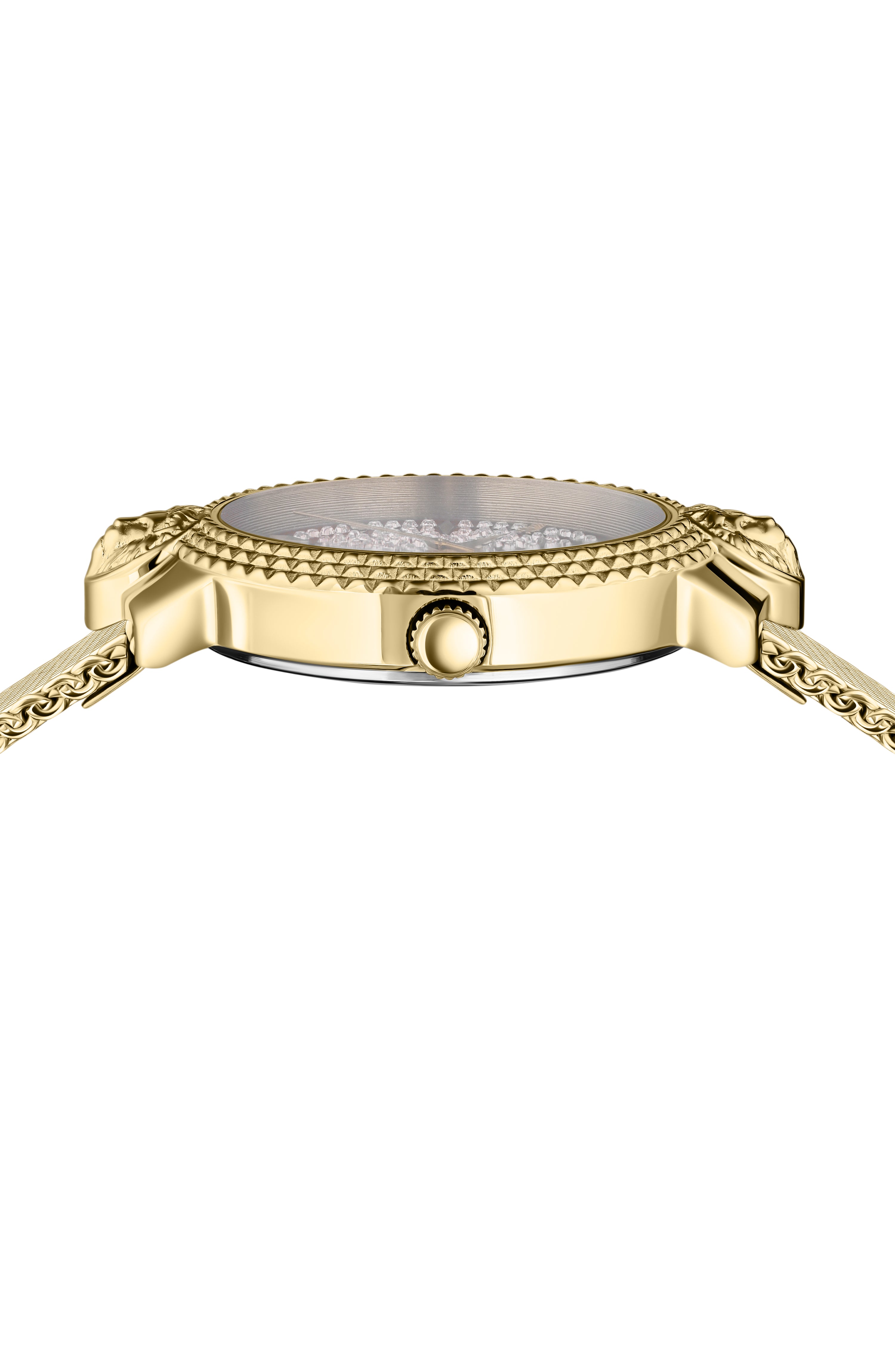 Versus Versace Womens Mouffetard Crystal Dial 38mm Bracelet Fashion Watch