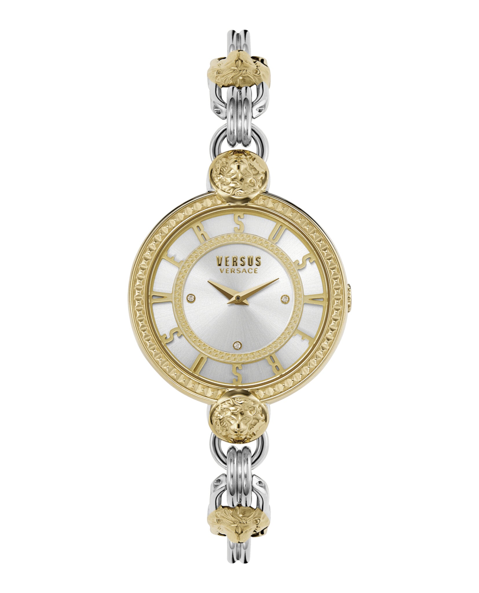 Versus Versace Womens 36mm Bracelet Fashion Watch Gold