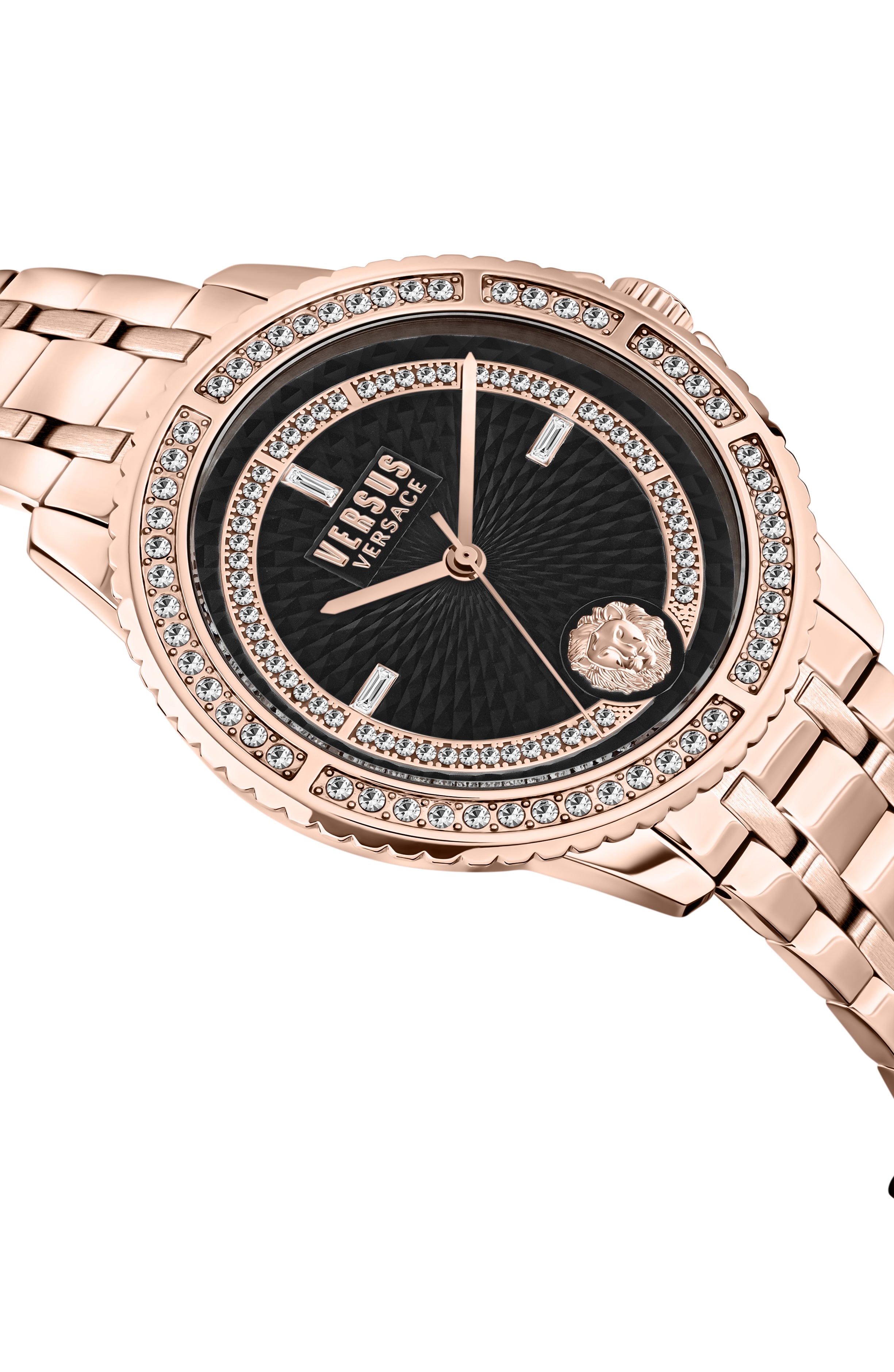 Versus Versace Womens Rose Gold 38mm Bracelet Fashion Watch