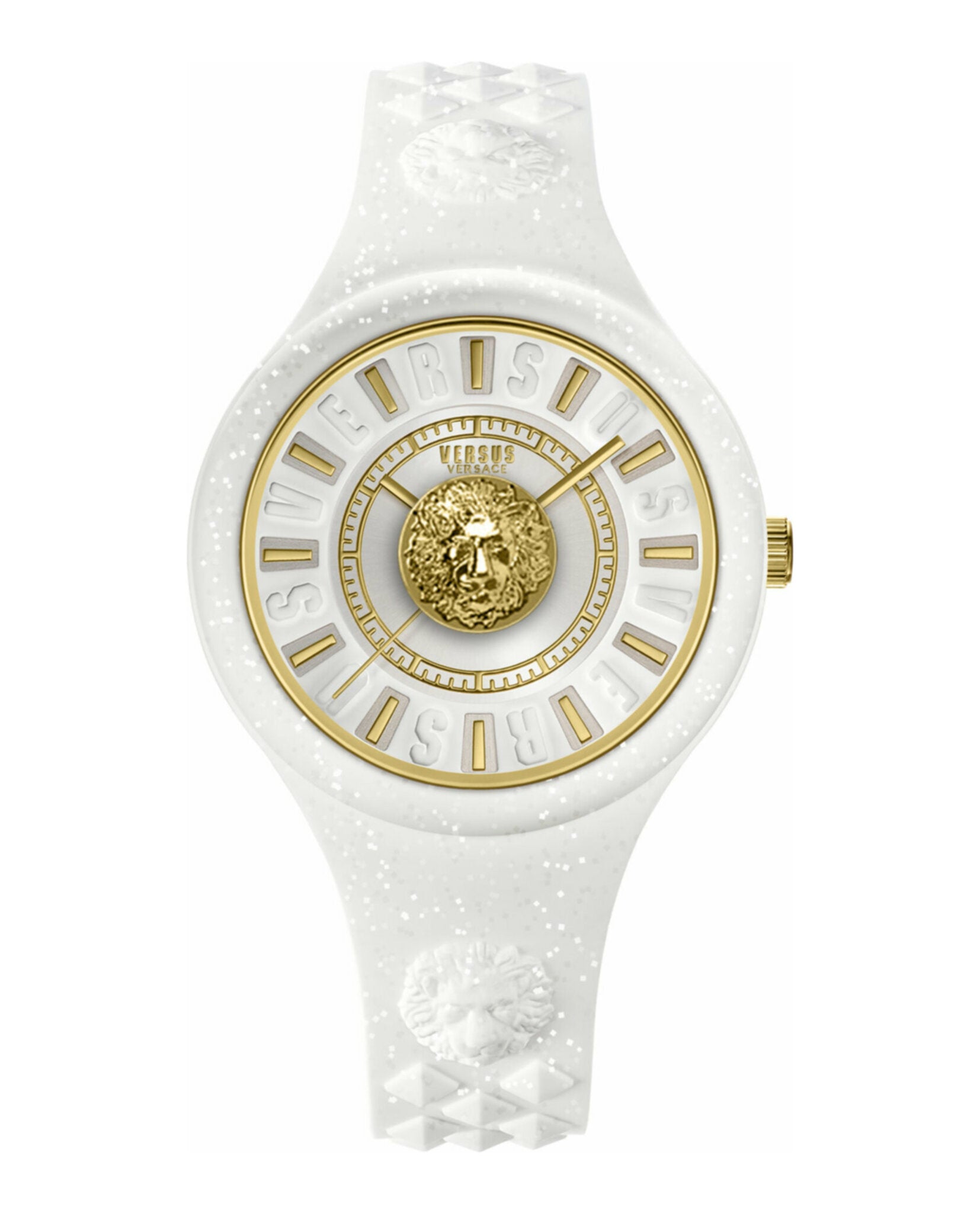 Versus Versace Womens Fire Island 39mm Strap Fashion Watch White