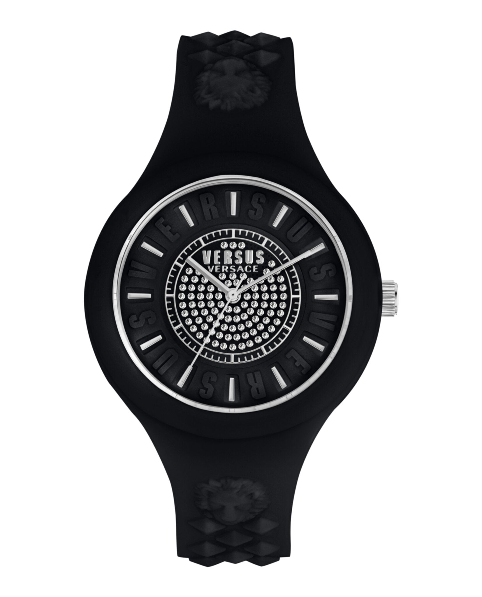 Versus Versace Versus Versace Womens  Black 39mm Strap Fashion Watch