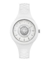 Versus Versace Versus Versace Womens  White 39mm Strap Fashion Watch