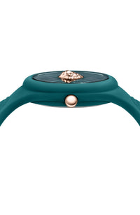 Versus Versace Versus Versace Womens  Teal 39mm Strap Fashion Watch