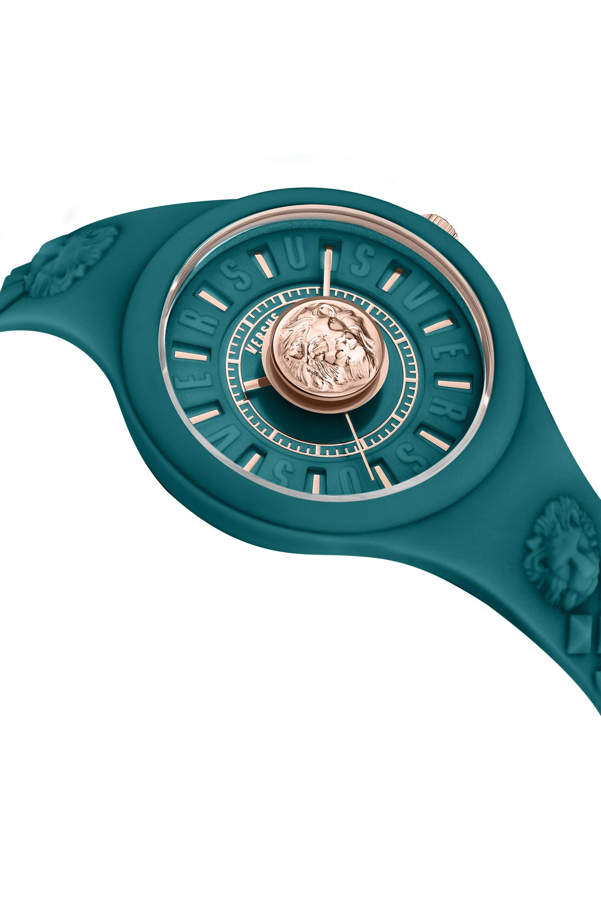 Versus Versace Versus Versace Womens  Teal 39mm Strap Fashion Watch