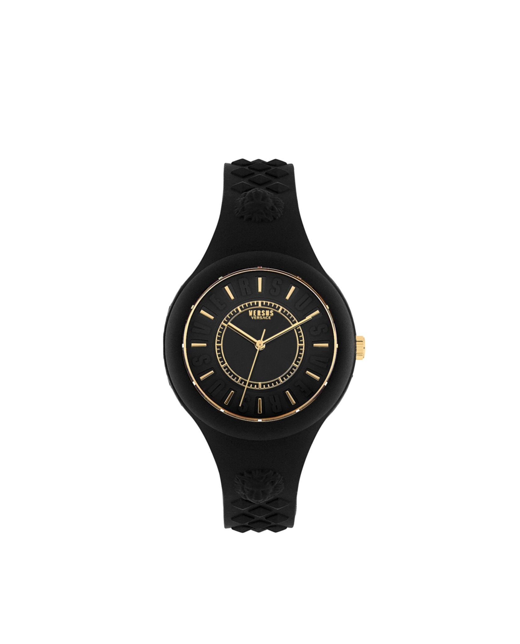 Versus Versace Womens Fire Island 39mm Strap Fashion Watch Black