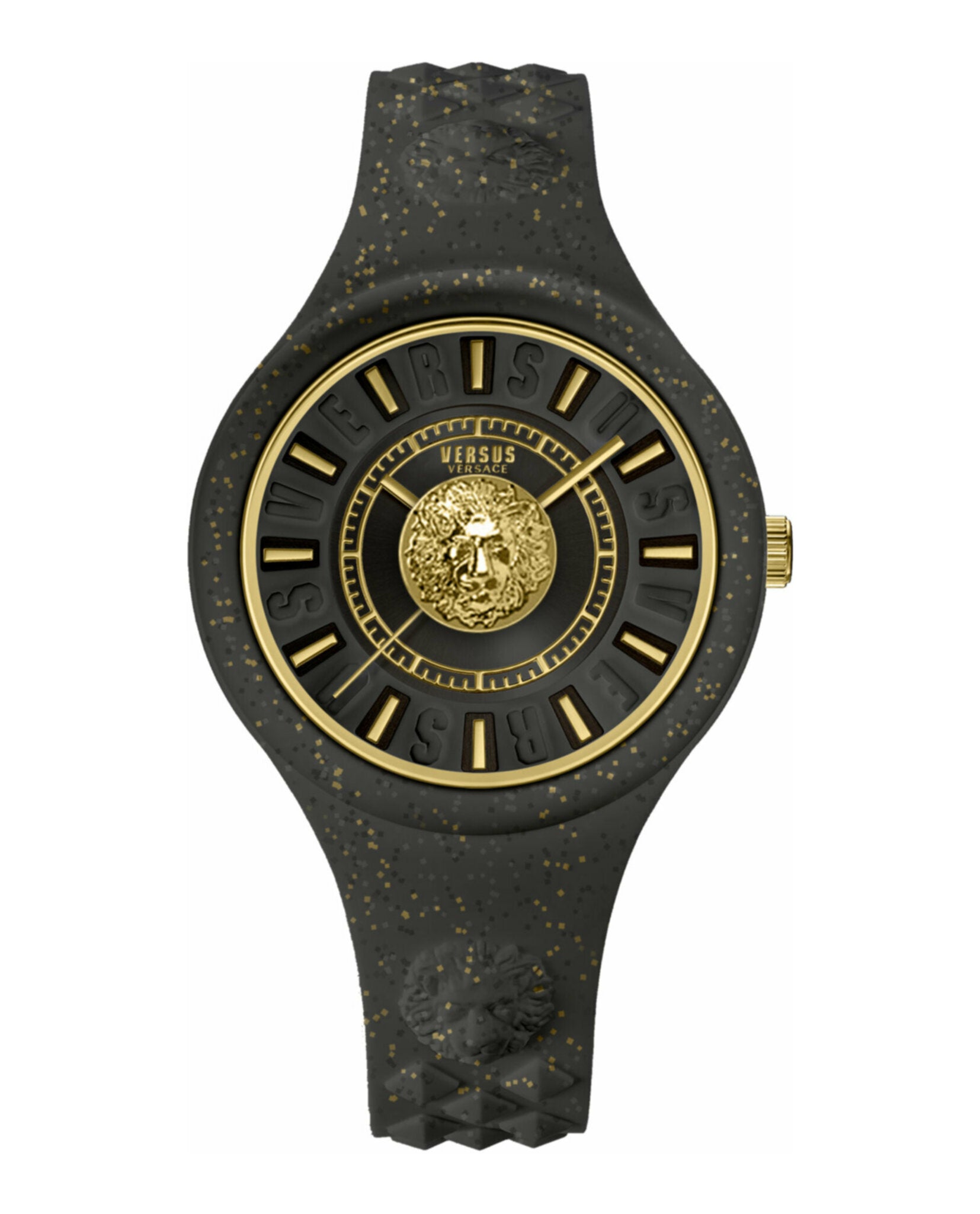 Versus Versace Womens Fire Island 39mm Strap Fashion Watch Black