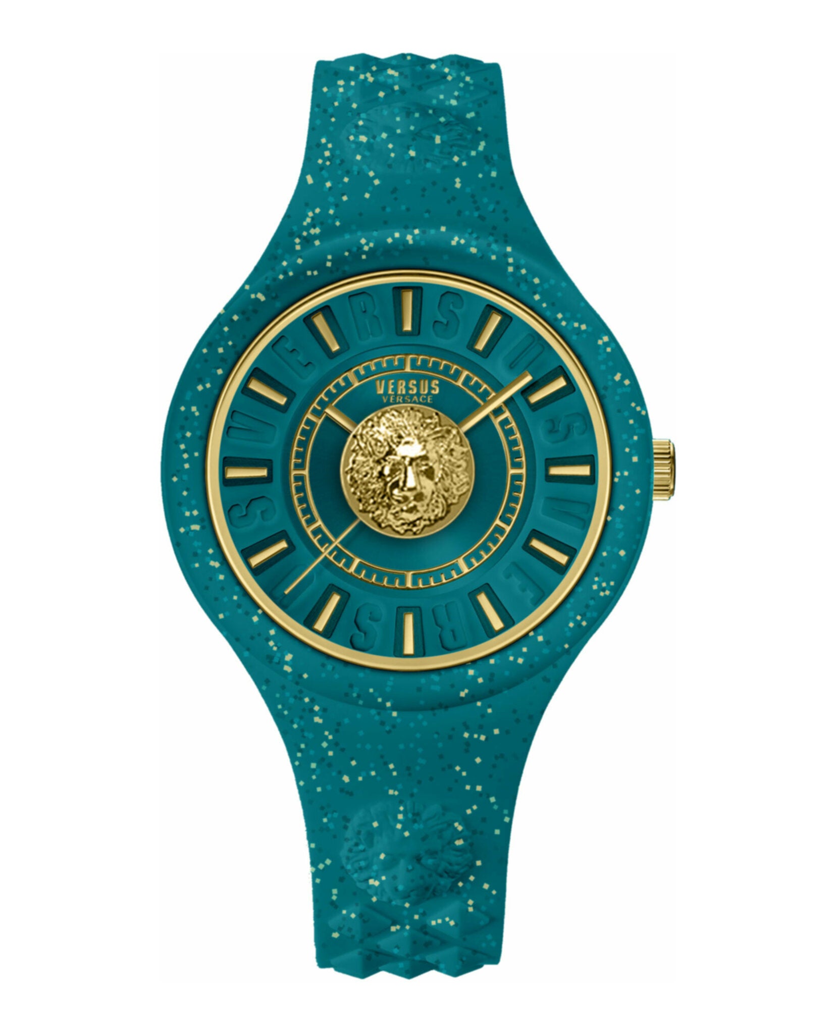 Versus Versace Womens Fire Island 39mm Strap Fashion Watch Green
