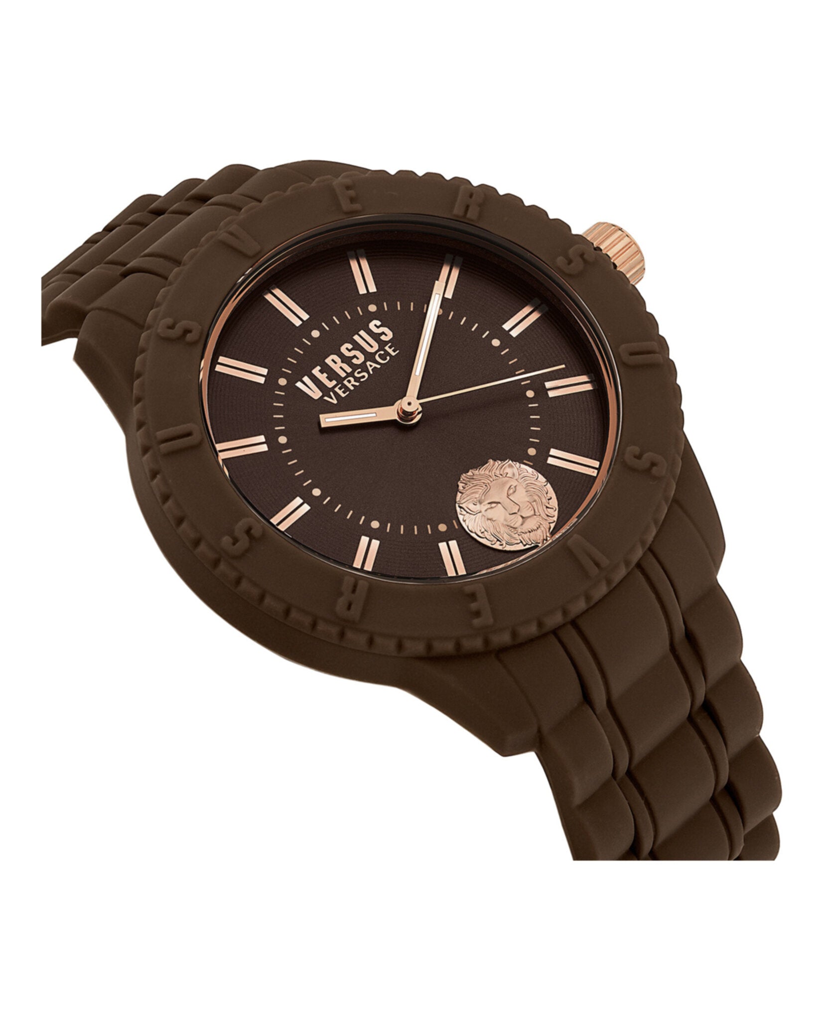 Versus Versace Mens Tokyo Silicone Lion 43mm Strap Fashion Watch