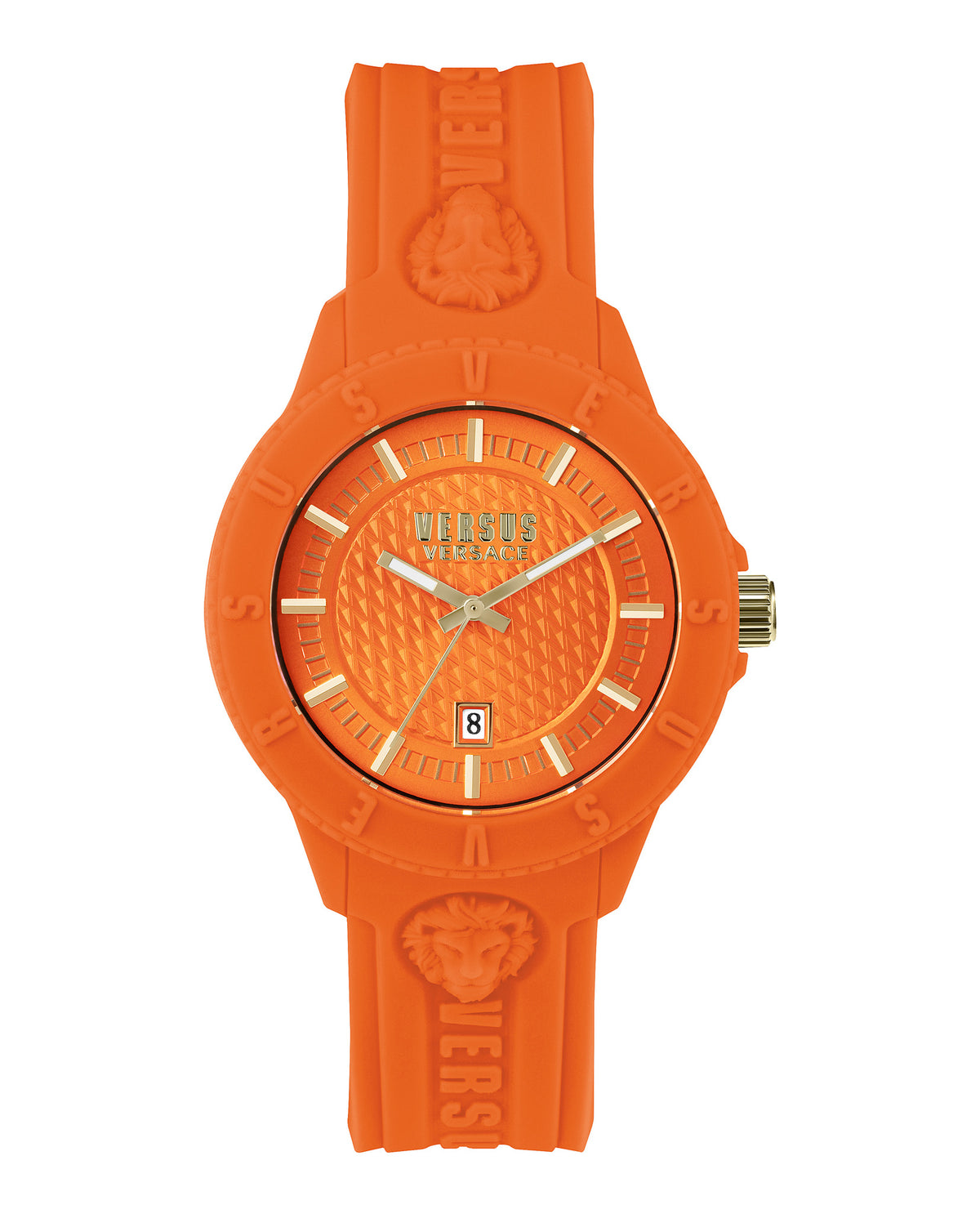 Versus Versace Versus Versace Mens  Orange 42mm Strap Fashion Watch