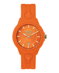 Versus Versace Versus Versace Mens  Orange 42mm Strap Fashion Watch