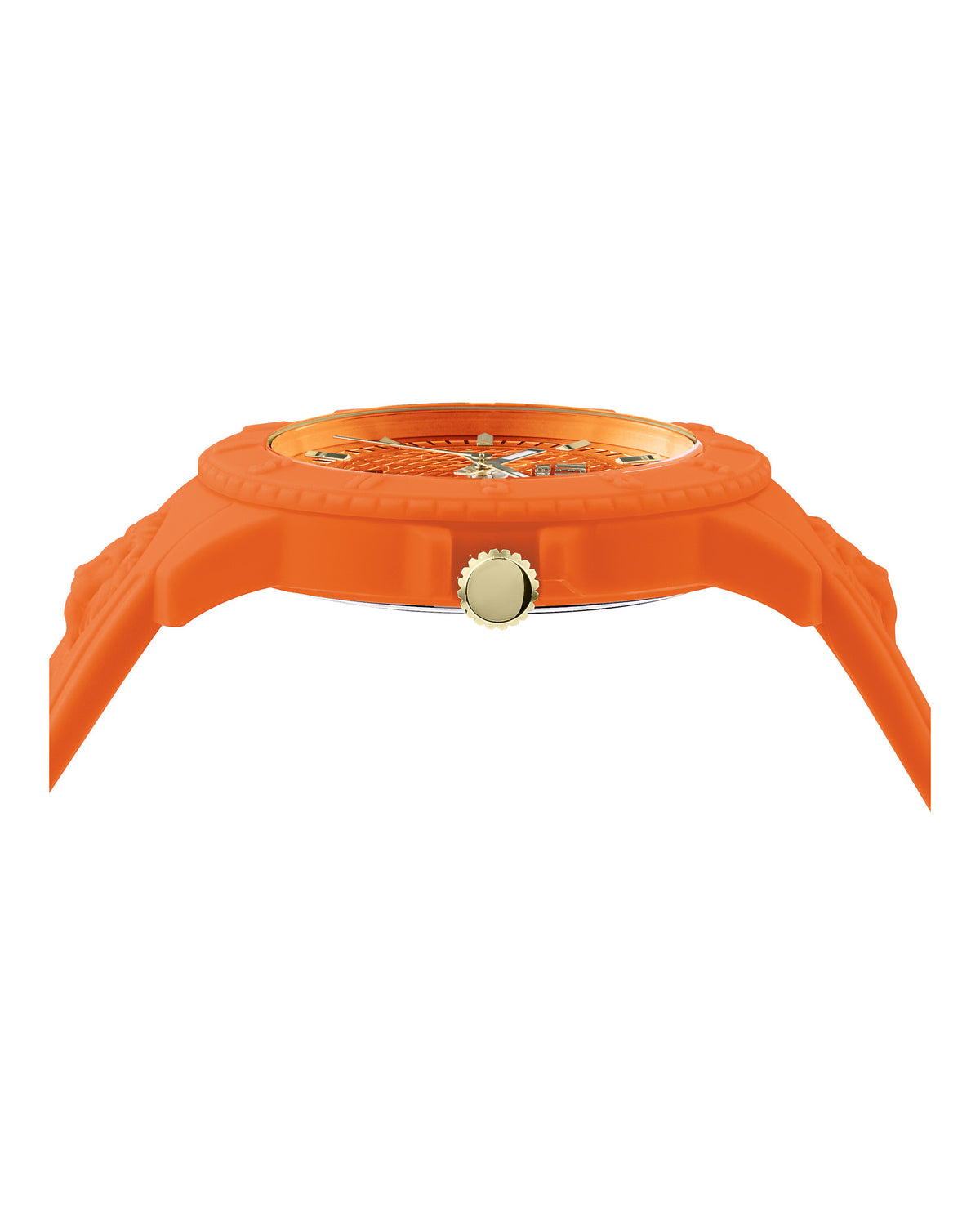 Versus Versace Versus Versace Mens  Orange 42mm Strap Fashion Watch