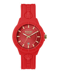 Versus Versace Versus Versace Mens  Red 42mm Strap Fashion Watch