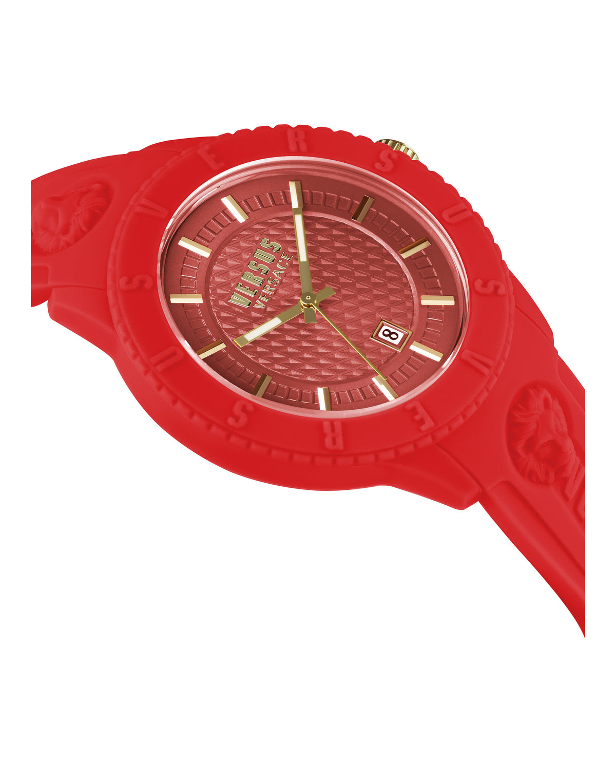Versus Versace Versus Versace Mens  Red 42mm Strap Fashion Watch