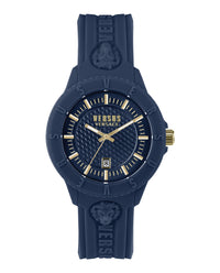 Versus Versace Versus Versace Mens  Blue 42mm Strap Fashion Watch
