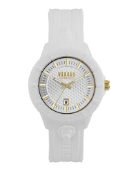 Versus Versace Mens White 43mm Strap Fashion Watch