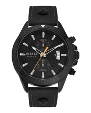 Versus Versace Mens Griffith IP Gunmetal 46mm Strap Fashion Watch