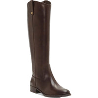 INC Womens Fawne Leather Knee-High Riding Boots Chocolate