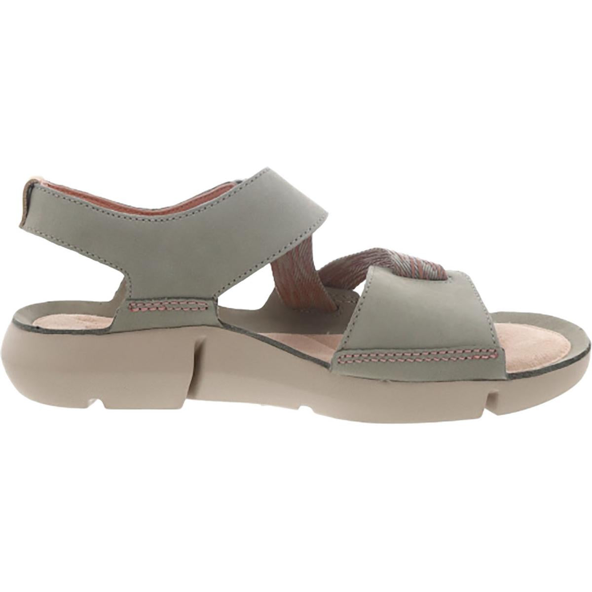 Tri Clover Womens Nubuck Strappy Slingback Sandals