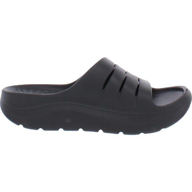 Hawai Womens Platform Flatform Footbed Sandals