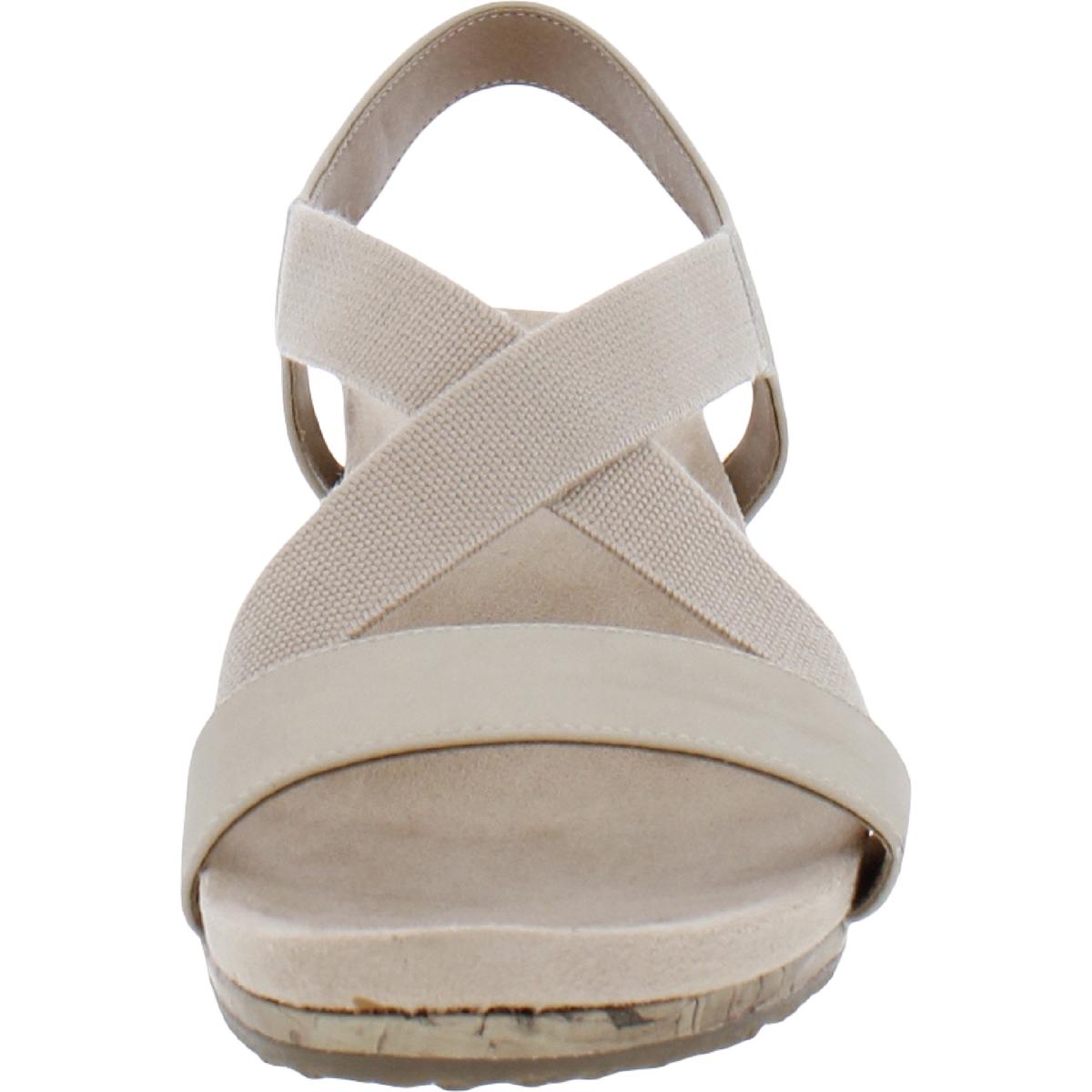 Mexico Womens Laceless Slip On Wedge Sandals
