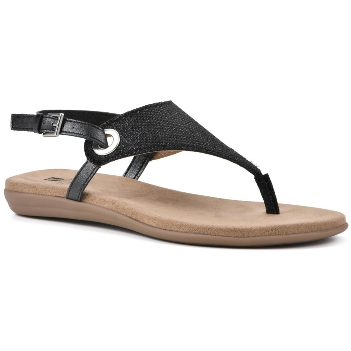 London Womens Buckle Flat Sandals
