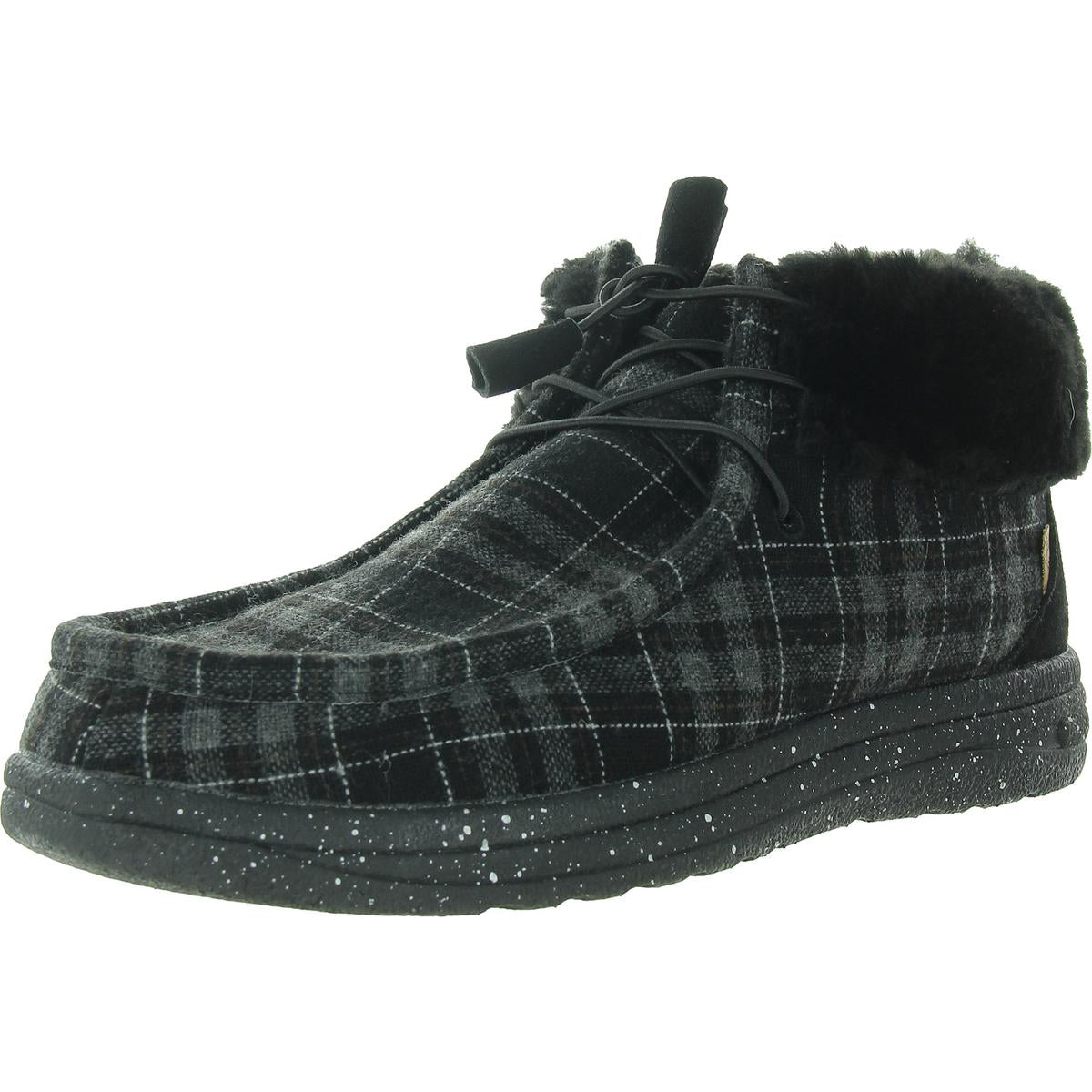 Cassidy Womens Faux Fur Sheepskin Ankle Boots