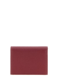 Valentino Garavani Women Valentino Garavani 'Vlogo' Burgundy Wallet