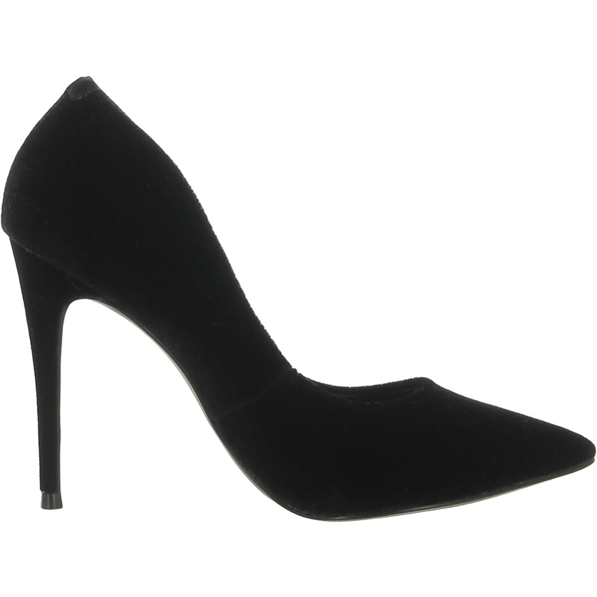 Brit Womens Velvet Slip-On Pumps