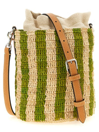 VALENTINO GARAVANI Valentino Garavani Women Valentino Garavani Raffia Small Bucket Bag