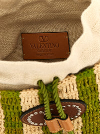 VALENTINO GARAVANI Valentino Garavani Women Valentino Garavani Raffia Small Bucket Bag
