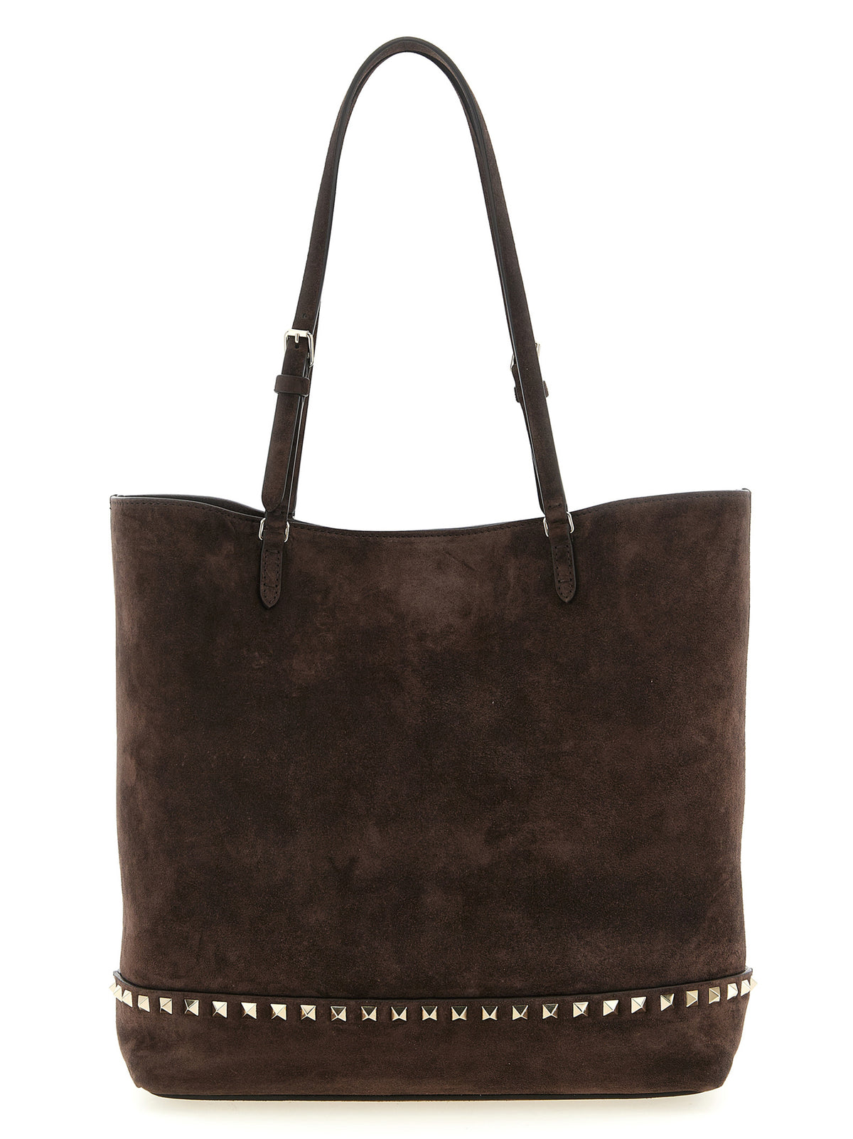 VALENTINO GARAVANI Valentino Garavani Women 'Rockstud Medium' Suede Shoulder Bag