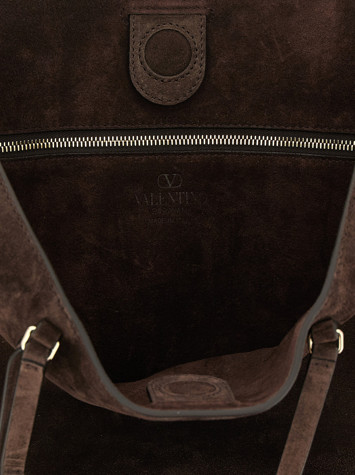 VALENTINO GARAVANI Valentino Garavani Women 'Rockstud Medium' Suede Shoulder Bag