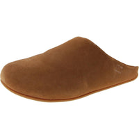 Shove Mule Mens Leather Slip On Mule Slippers Light Tan