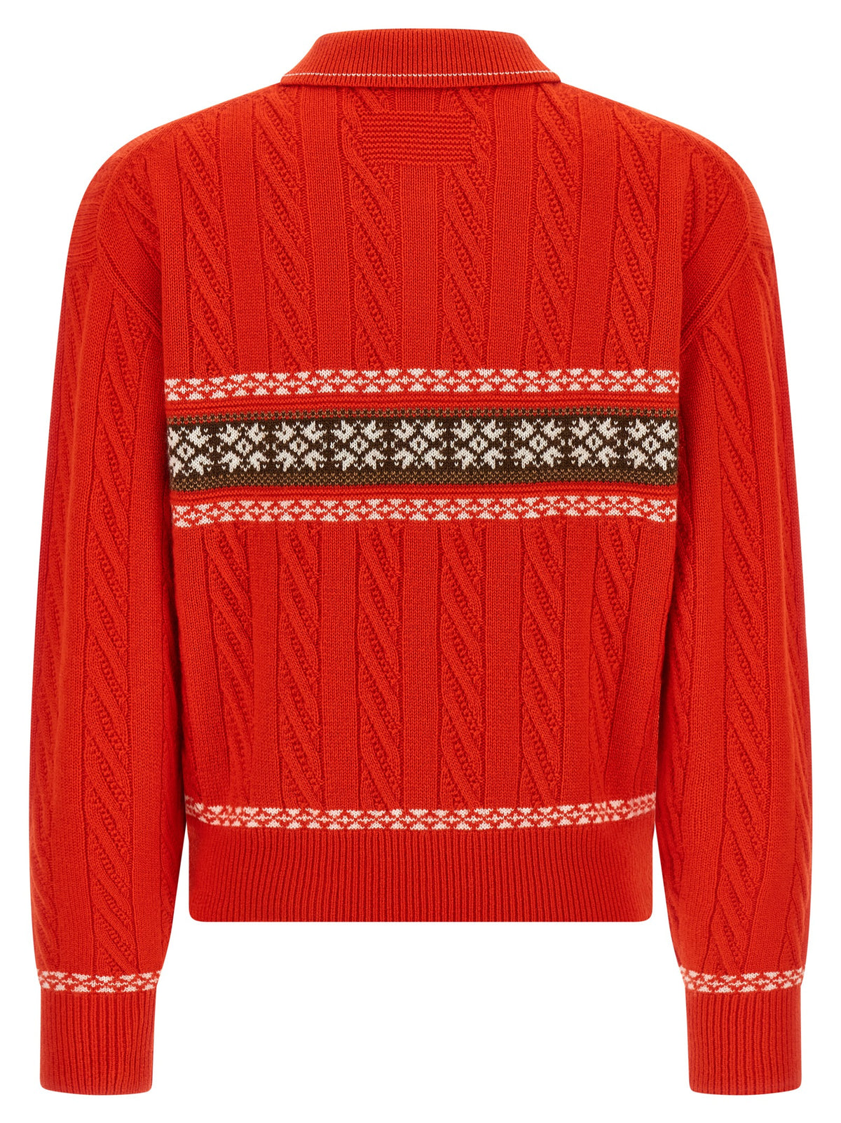 GUEST IN RESIDENCE Guest In Residence Women 'Cable Collegiate Polo' Sweater