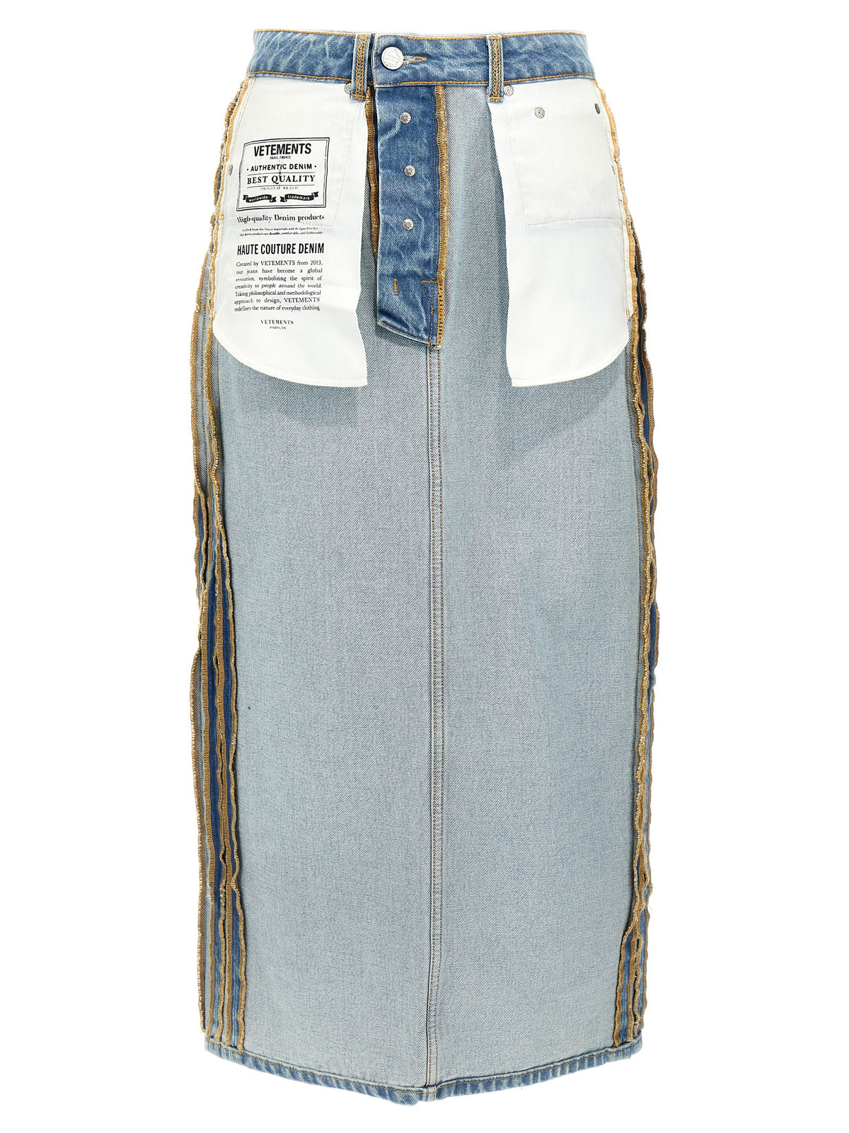 Vetements Women 'Inside-Out' Skirt