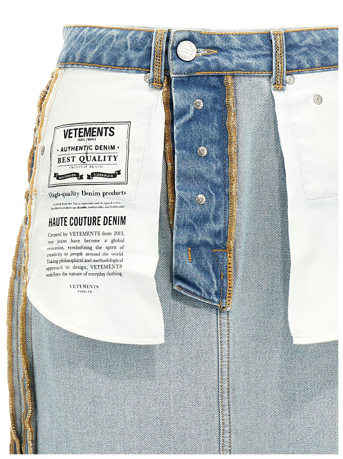 Vetements Women 'Inside-Out' Skirt