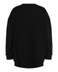 Valentino Womens Laser-Cut Floral Openwork Cotton Sweatshirt