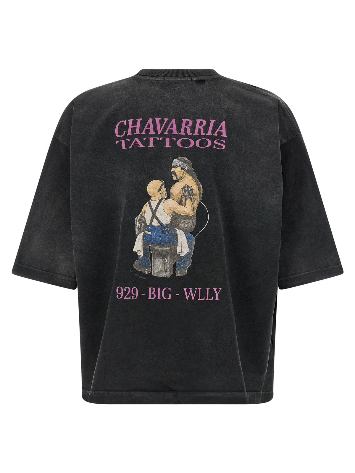 WILLY CHAVARRIA Willy Chavarria Men 'Willy Tattoo - Buffalo Tee' T-Shirt