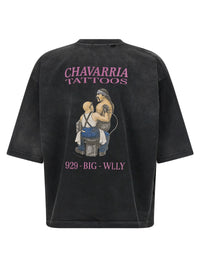 WILLY CHAVARRIA Willy Chavarria Men 'Willy Tattoo - Buffalo Tee' T-Shirt