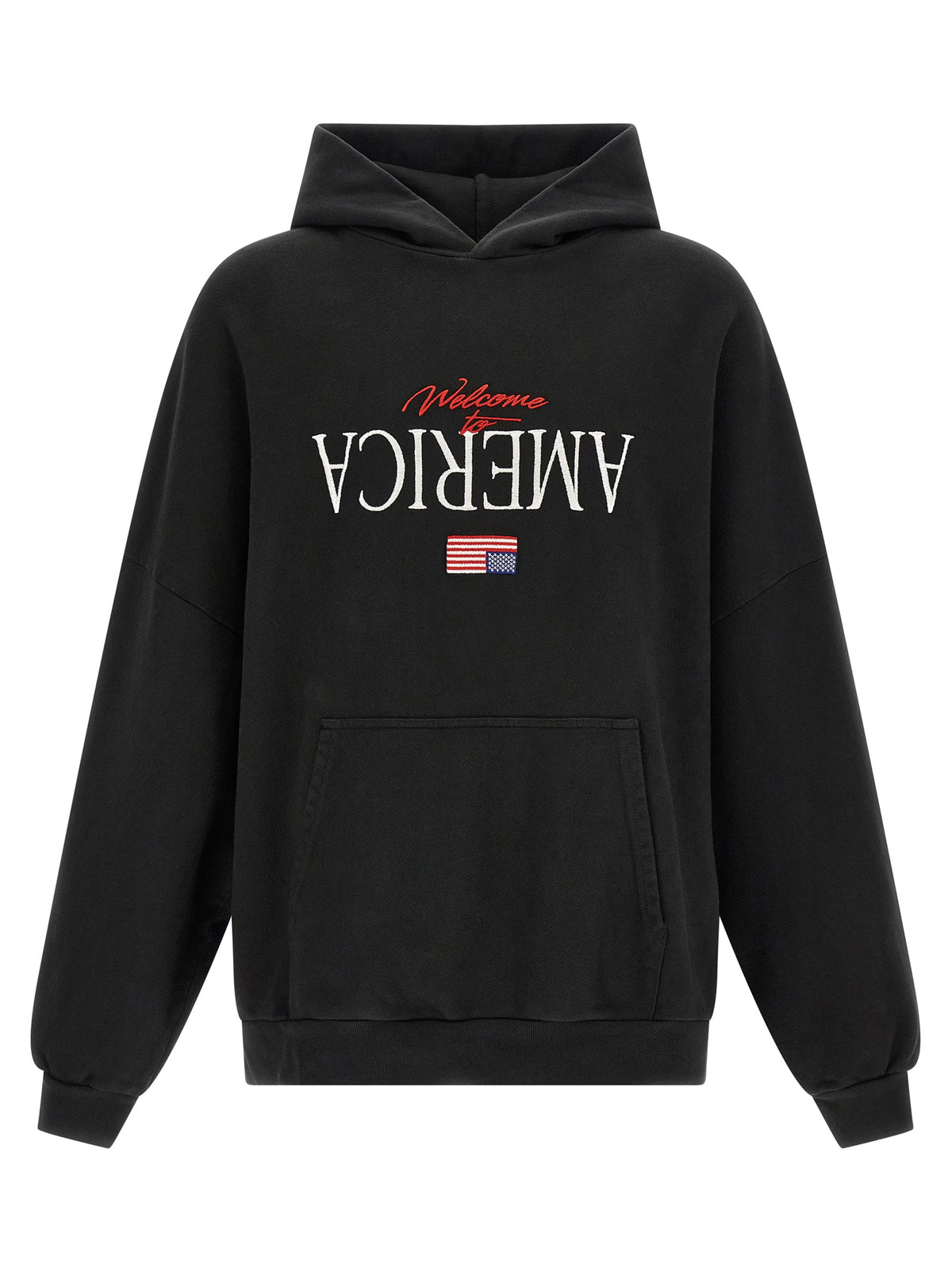 WILLY CHAVARRIA Willy Chavarria Men 'Welcome To America-Hooligan' Hoodie