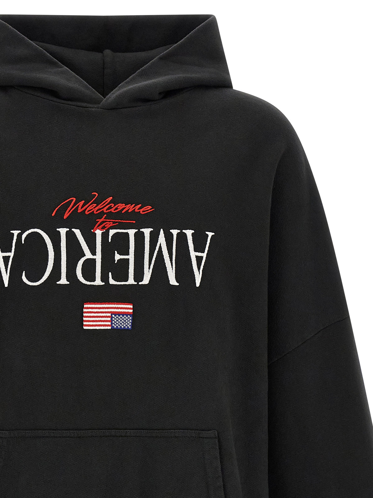 WILLY CHAVARRIA Willy Chavarria Men 'Welcome To America-Hooligan' Hoodie