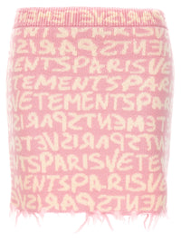 Vetements Women 'Graffiti Monogram' Skirt